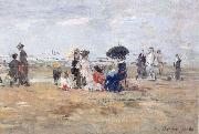 Eugene Boudin Trouville, oil painting on canvas